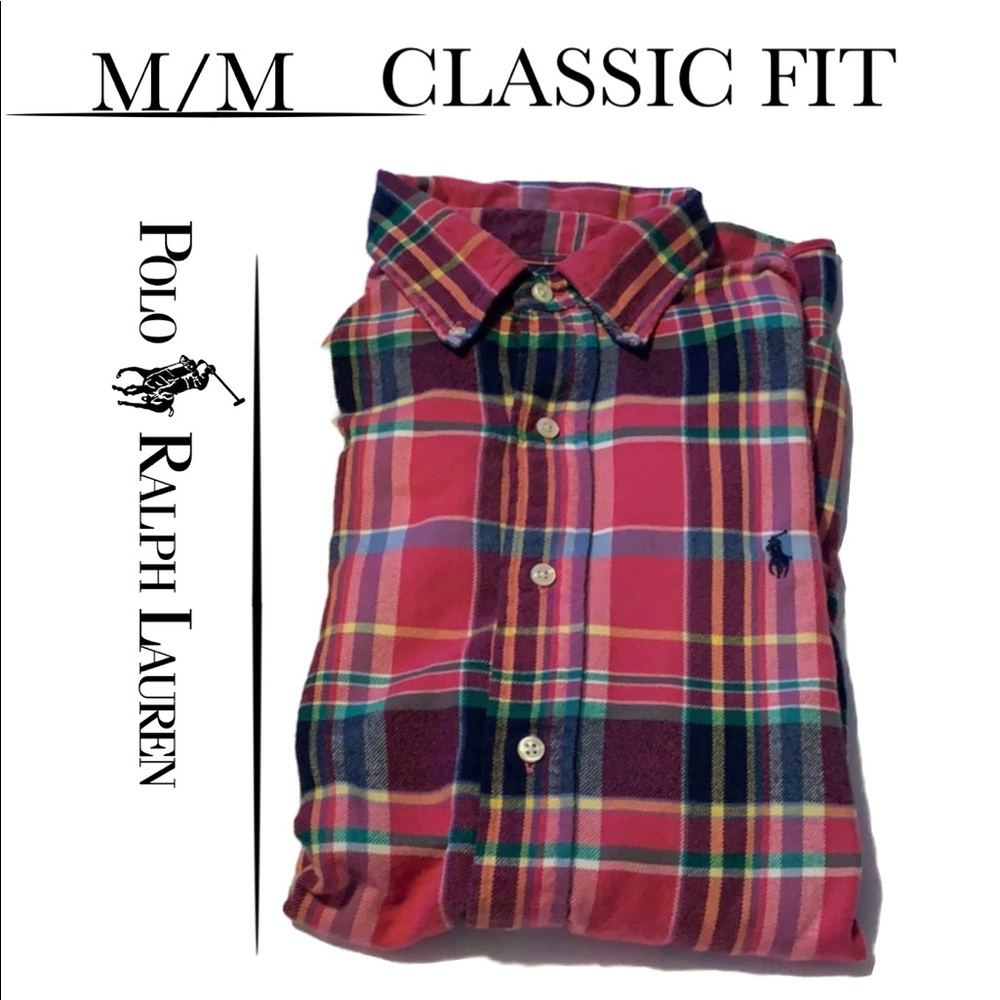 M/M Plaid  Button Down by Polo Ralph Lauren 🔥